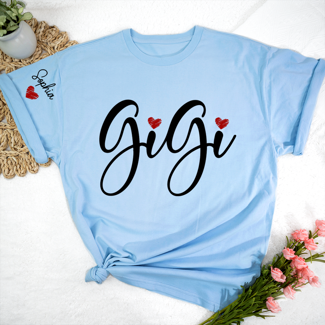 Gigi And Kids Custom T-Shirt 2025, Gift For Grandma