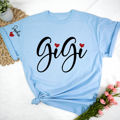 Gigi And Kids Custom T-Shirt 2025, Gift For Grandma