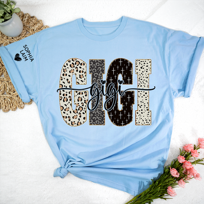Custom Gigi Shirt Bible Style Design, Custom T-shirt Gift For Gigi And Her Grandchildren