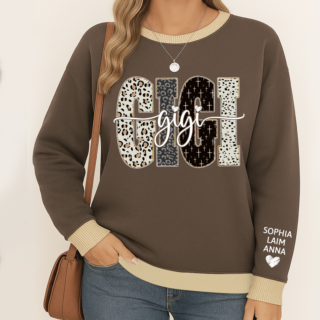 Bible Style Design, Sweatshirt MIX  Custom Gift For Gigi And Her Grandchildren
