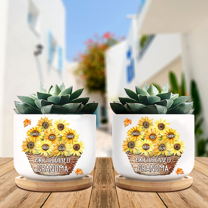 Flower Basket For Grandma Plant Pot