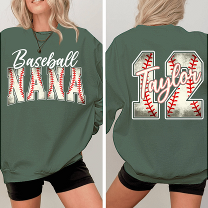 Personalized baseball Nana, Custom Baseball For Give Grandma And Kids