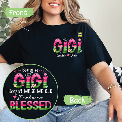 Custom Being A Grandma Doesn't Make Me Old Watermelon T-Shirt