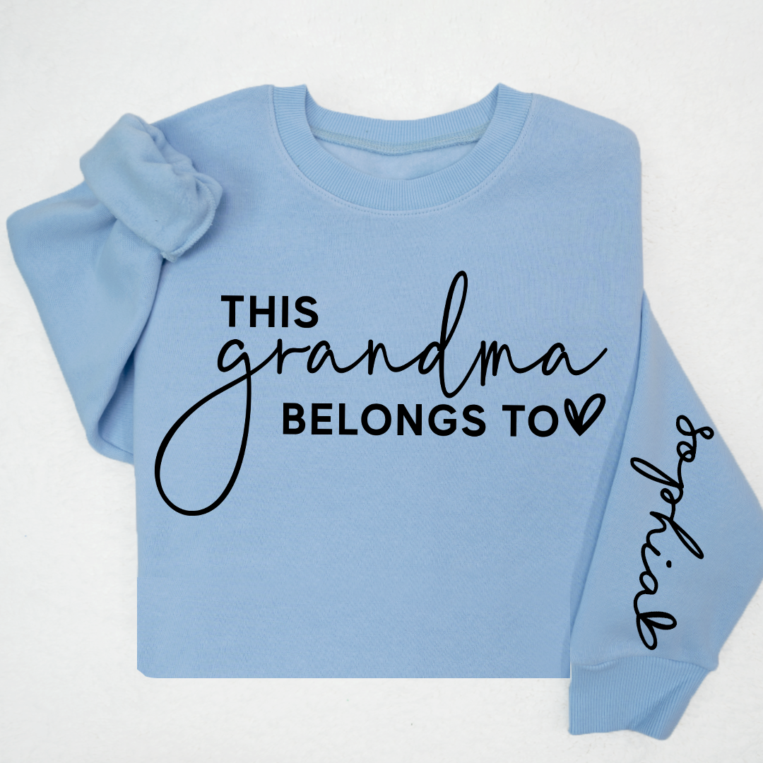This Grandma Belongs To And Heart Kid PLT01
