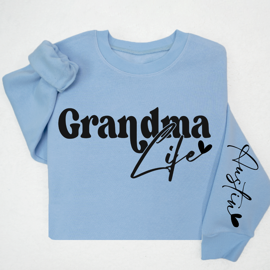 Custom Grandma Life And Heart Kid PLT01