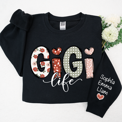 Custom Gigi Life And Grandkids Sweatshirt