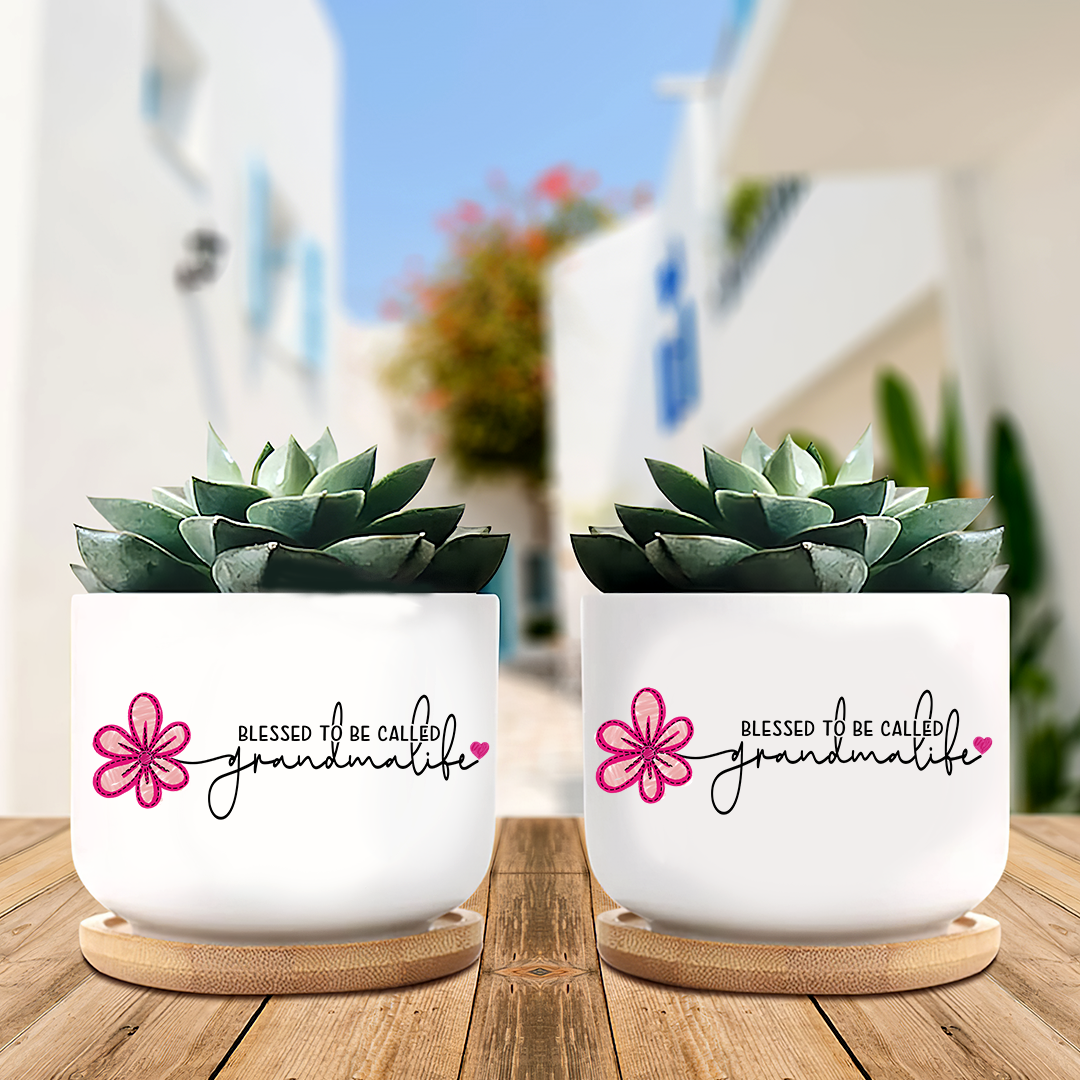 Blesses To Be Called Grandma Plant Pot