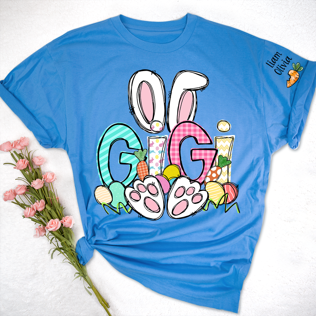 Easter Bunny Carrot Gigi And Kids LTP01 TShirt
