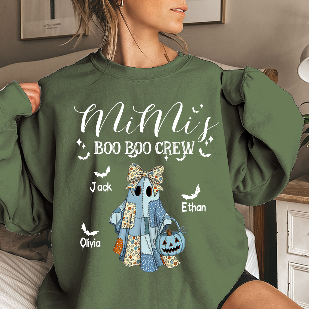 Personalized Halloween Mimi Boo Crew, Gifts for Grandma and Kids