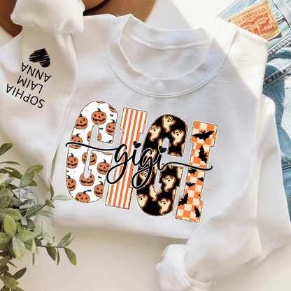 Custom Halloween Gift For Gigi And Her Grandchildren