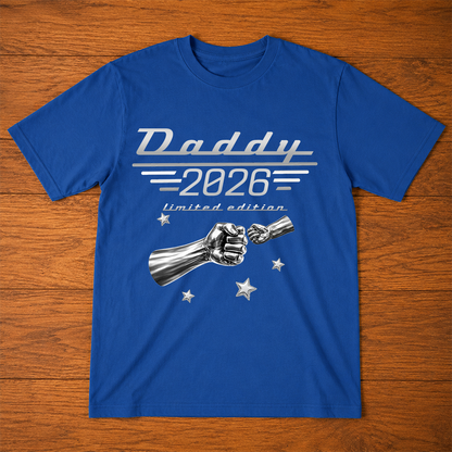 Dad Limited Edition T-Shirt – Personalized Fist Bump Design Gift for Father Papa Birthday Fathers Day