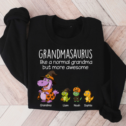 Saurus Pumkin Halloween Custom Nick Name, Gifts For Grandma And Kids