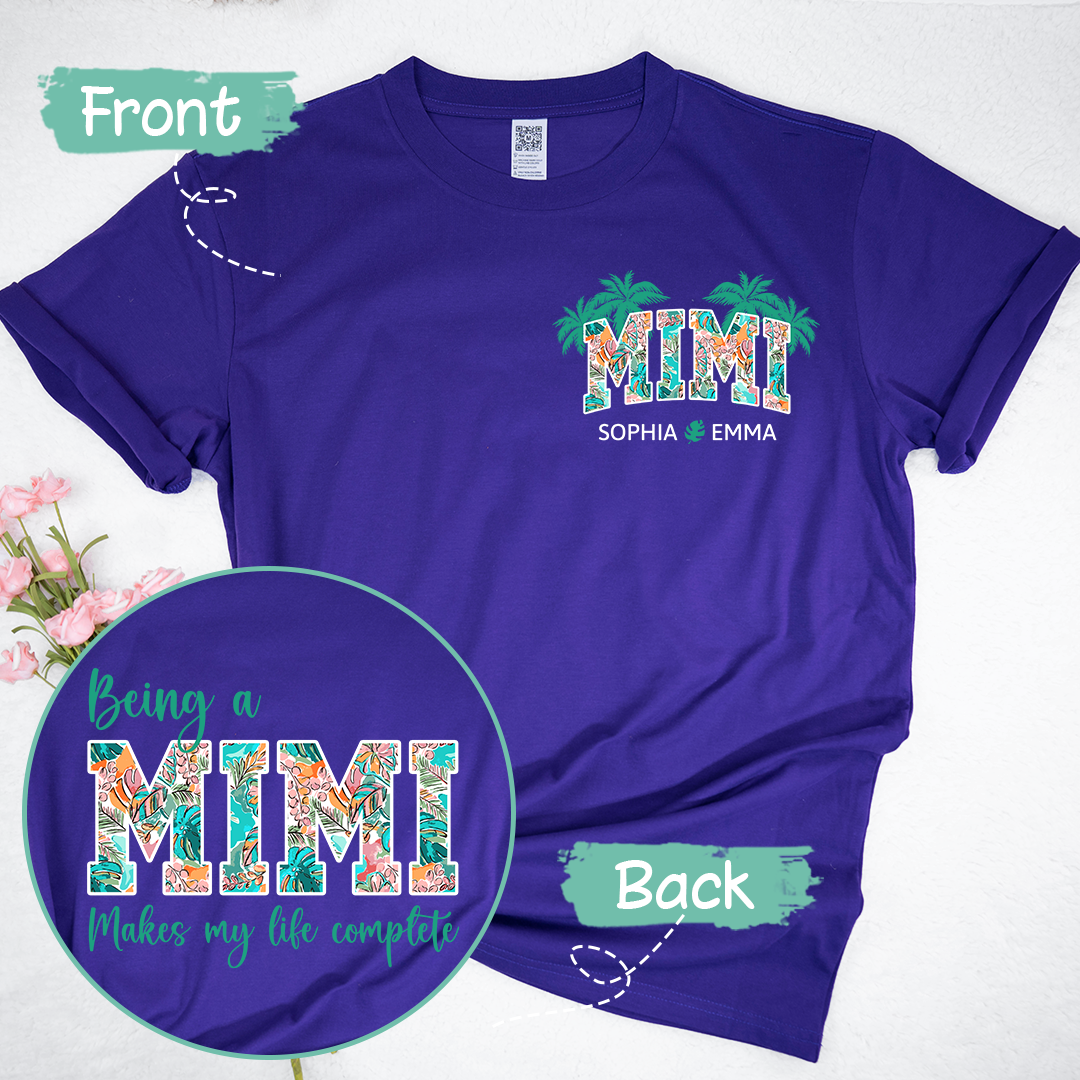 Being A Mimi Makes My Life Complete Summer With Kids TH T-Shirt