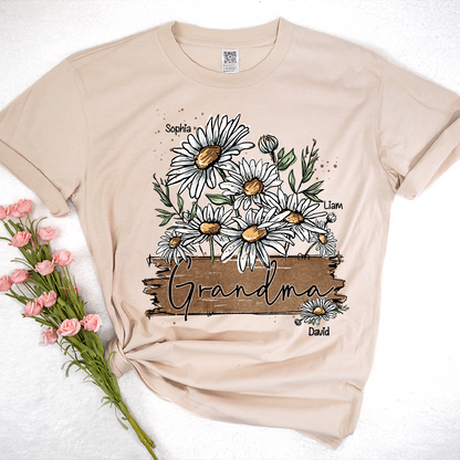 Daisy Wildflowers Grandma And Kids LTP01