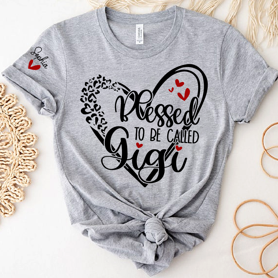 Blessed To Be Call Gigi, Custom Nicknames for Grandma and Kids