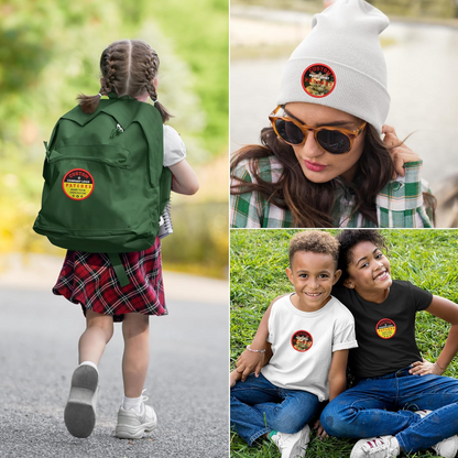 Custom Embroidered Patches – Personalized Logo Patch, Design Your Own Iron-On/Sew-On Hook & Loop for Clothes, Hats