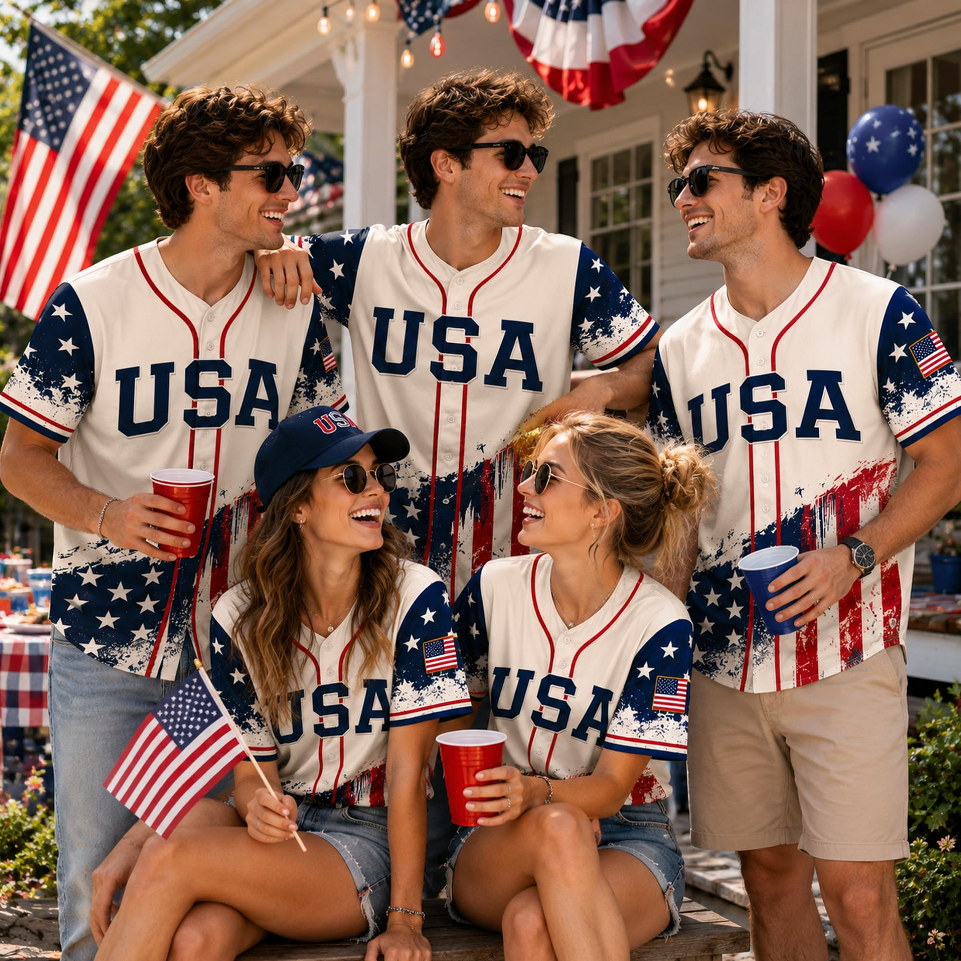 Custom Name 250th Anniversary Baseball Jersey Shirt, 250 Years of Freedom Button Down Jersey for Men Women Family V2