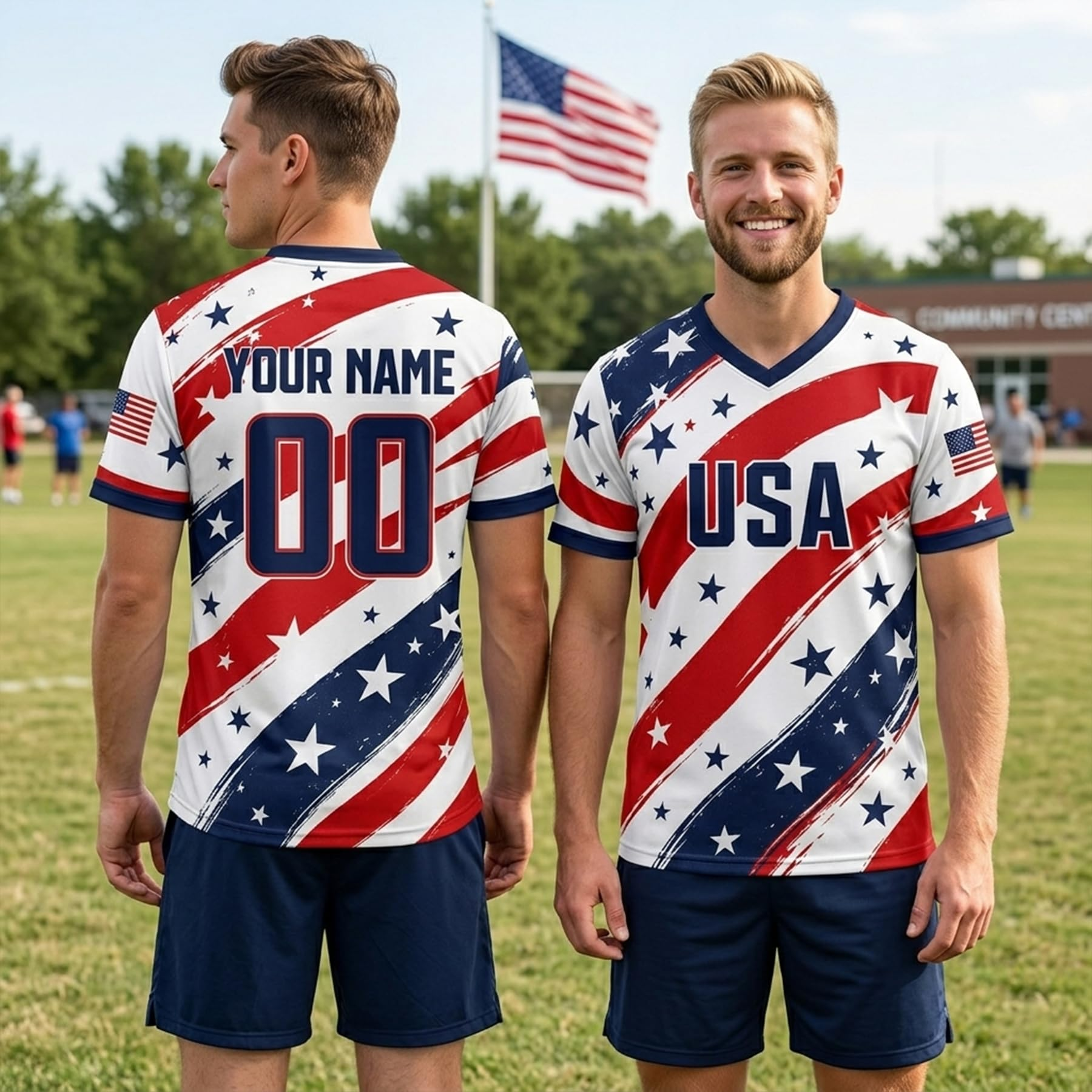 Custom Soccer Jersey 2026, Personalized Team Shirt for Men Women Kids, National Country Style Soccer Fan Jersey