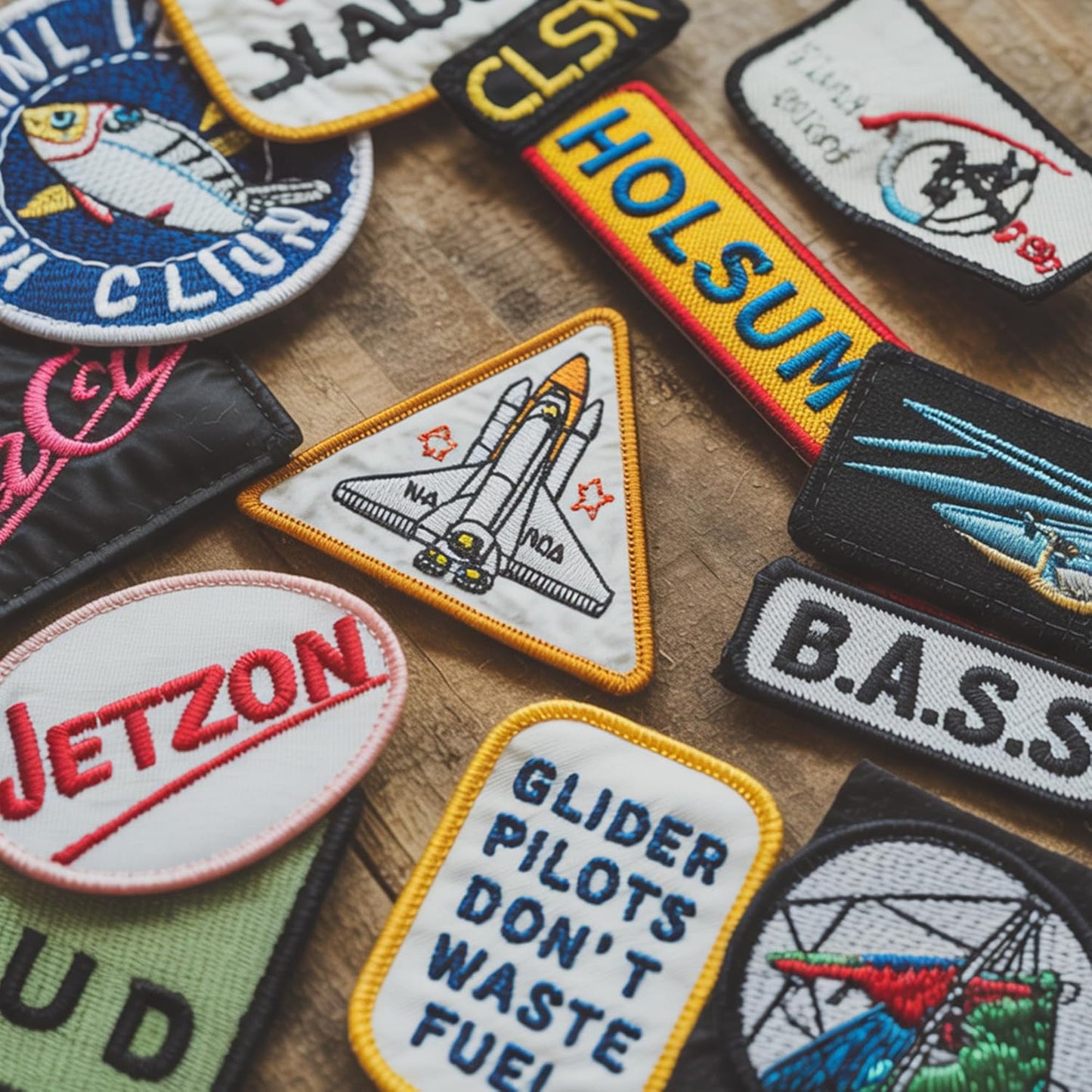 Personalized Embroidered Patches – Custom Logo, Image, or Text, Iron-On/Sew-On Hook & Loop, 3"–11" for Clothing & Hats