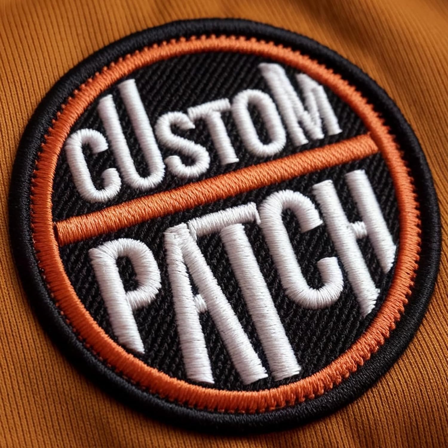 Custom Personalized Embroidered Patches – Any Shape, Iron-On/Sew-On Hook & Loop, Logo, Photo, or Text Patch