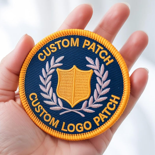 Personalized Embroidered Patches – Custom Iron-On/Sew-On Hook & Loop, 2"–11", Perfect for Clothes, Backpacks, Hats