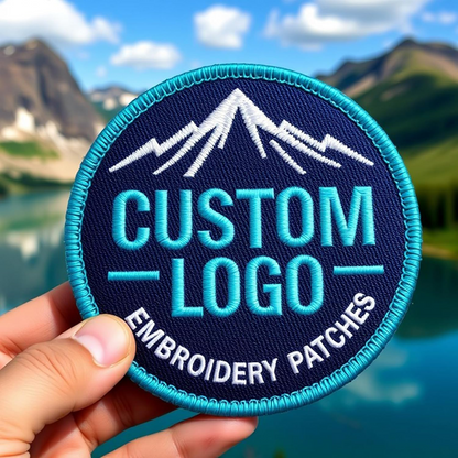 Custom Embroidered Patches, Personalized Logo Patch, Design Your Own Iron-On or Sew-On Patch for Clothes, Backpacks & Hats
