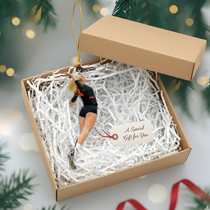 Personalized Volleyball Ornament – Custom Christmas Ornament Gift for Volleyball Players, Coaches, Fans & Team Members