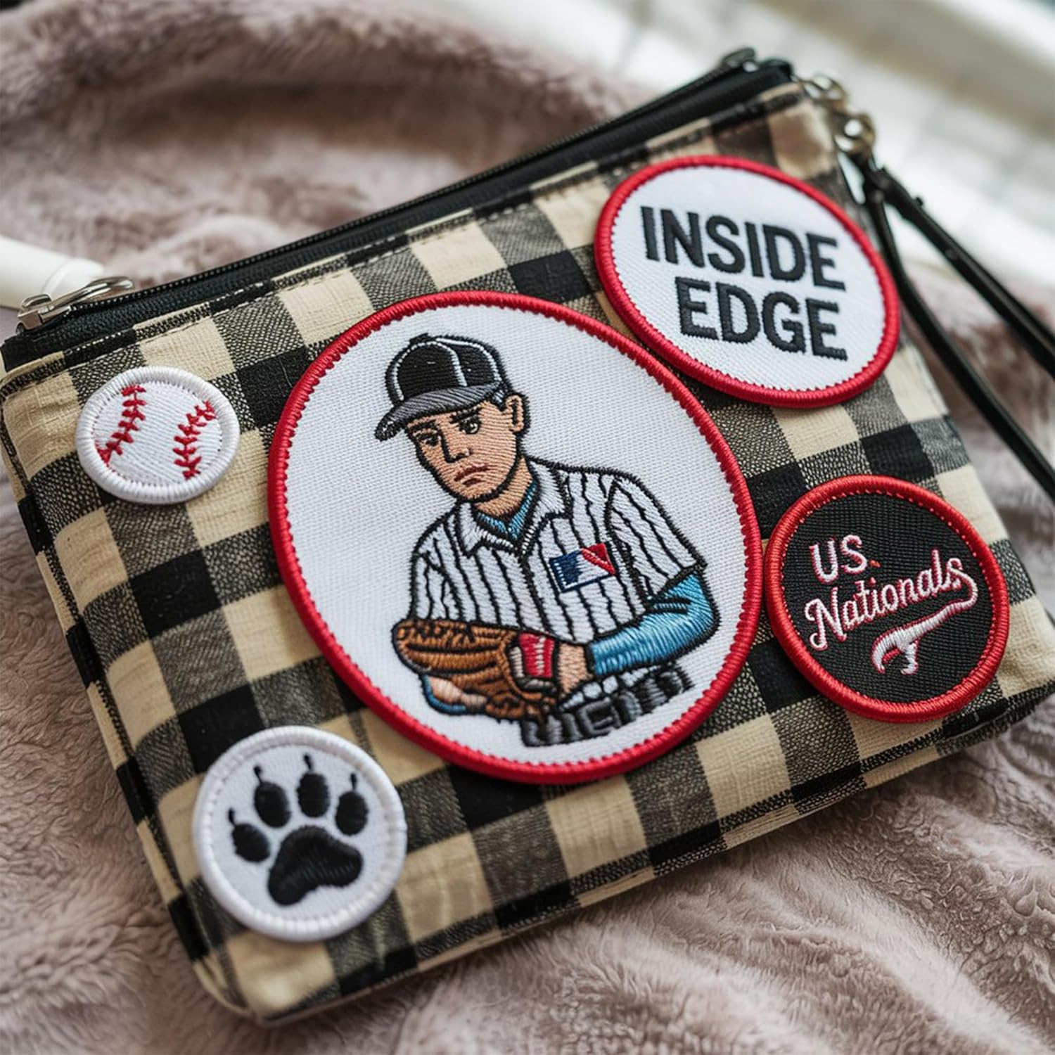 Custom Embroidered Patches – Logo Patch, Personalized Iron-On/Sew-On Hook & Loop for Backpacks, Christmas & Birthday