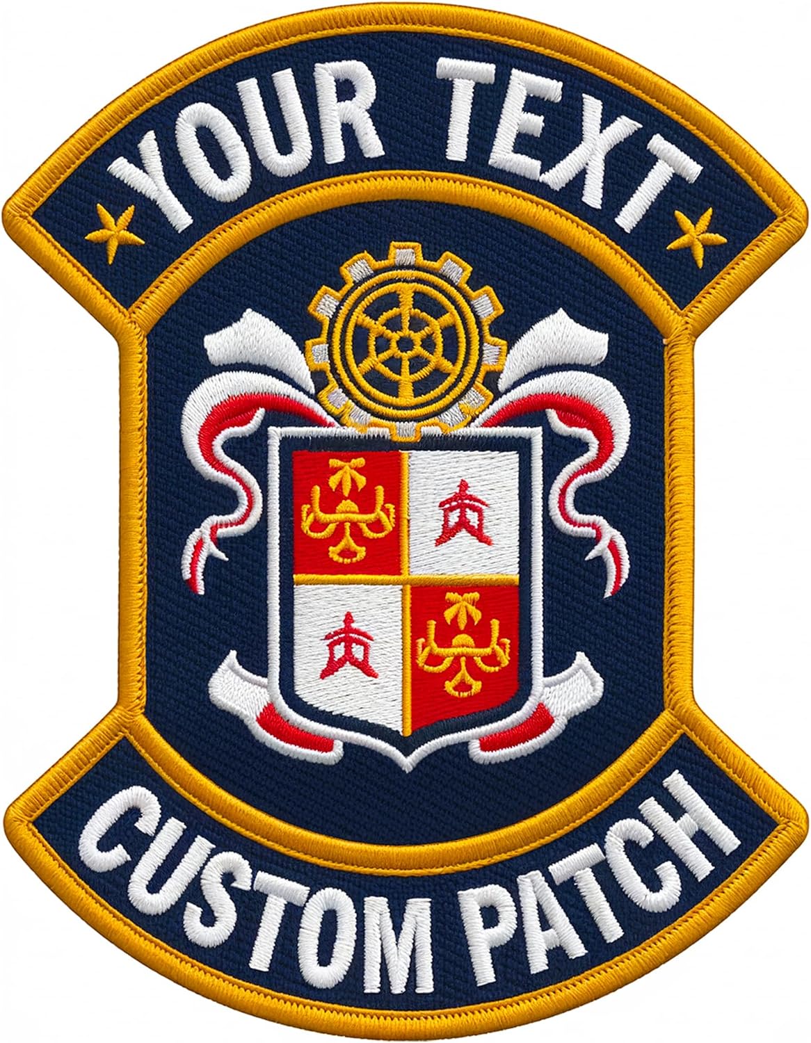Custom Embroidered Patch – Personalized Logo, Image, or Text, Iron-On/Sew-On Hook & Loop for Backpacks, Clothing, Hats