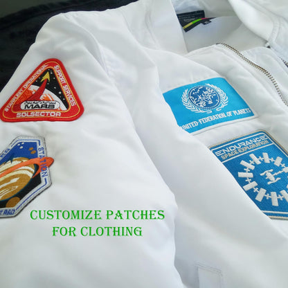 Customized Embroidered Patches – Design Your Own Logo, Iron-On or Sew-On Hook & Loop for Clothes & Backpacks
