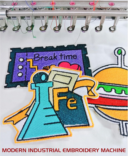 Personalized Embroidered Patches – Custom Logo, Image, Text, Iron-On or Sew-On Hook & Loop, 2"–11" for Apparel