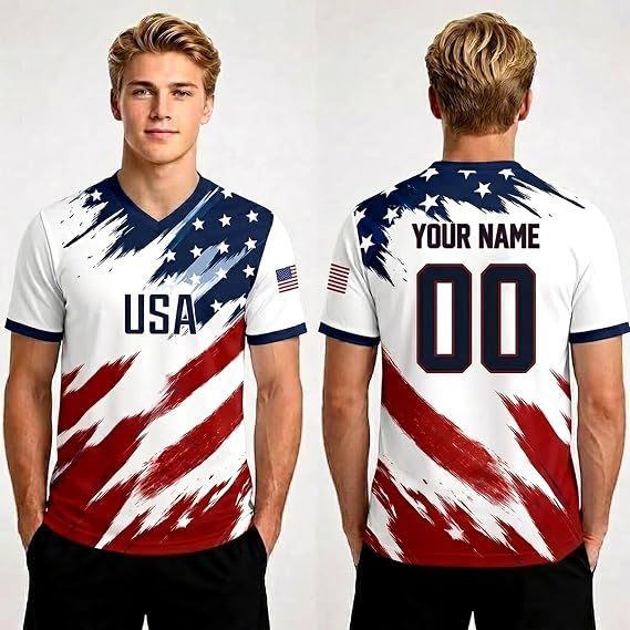 Custom National Soccer Jersey 2026, Personalized Team Shirt for Men Women Kids