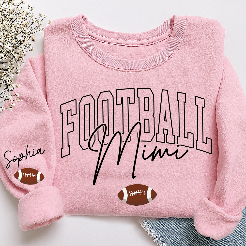 Personalized Mimi Baseball Sweatshirt, Custom Gifts for Grandma and Grandchild