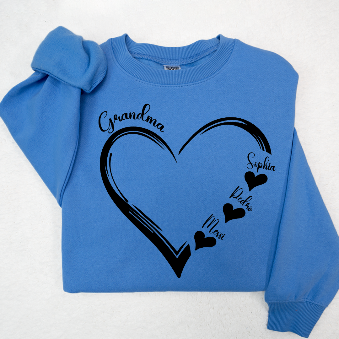 Doodle Heart Valentine For Grandma And Kids LTP01
