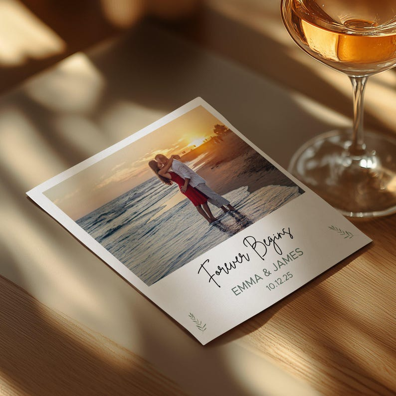 Custom Photo Napkins - Wedding Picture Napkins Engagement Party Anniversary Keepsake Cocktail & Luncheon Napkins Memory Napkins