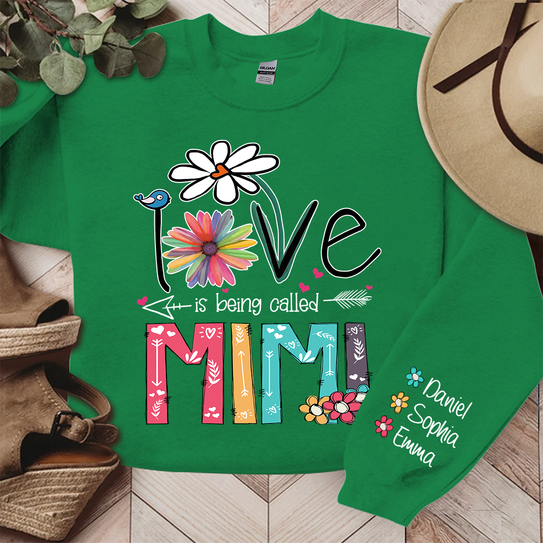 Love Is Being Called Mimi And Grandkids TH Sweatshirt
