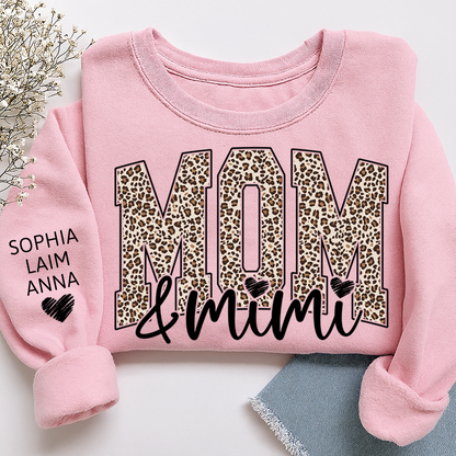 Personalized Mom & Grandma Sweatshirt, Custom Grandkids Names, Grandma Gift