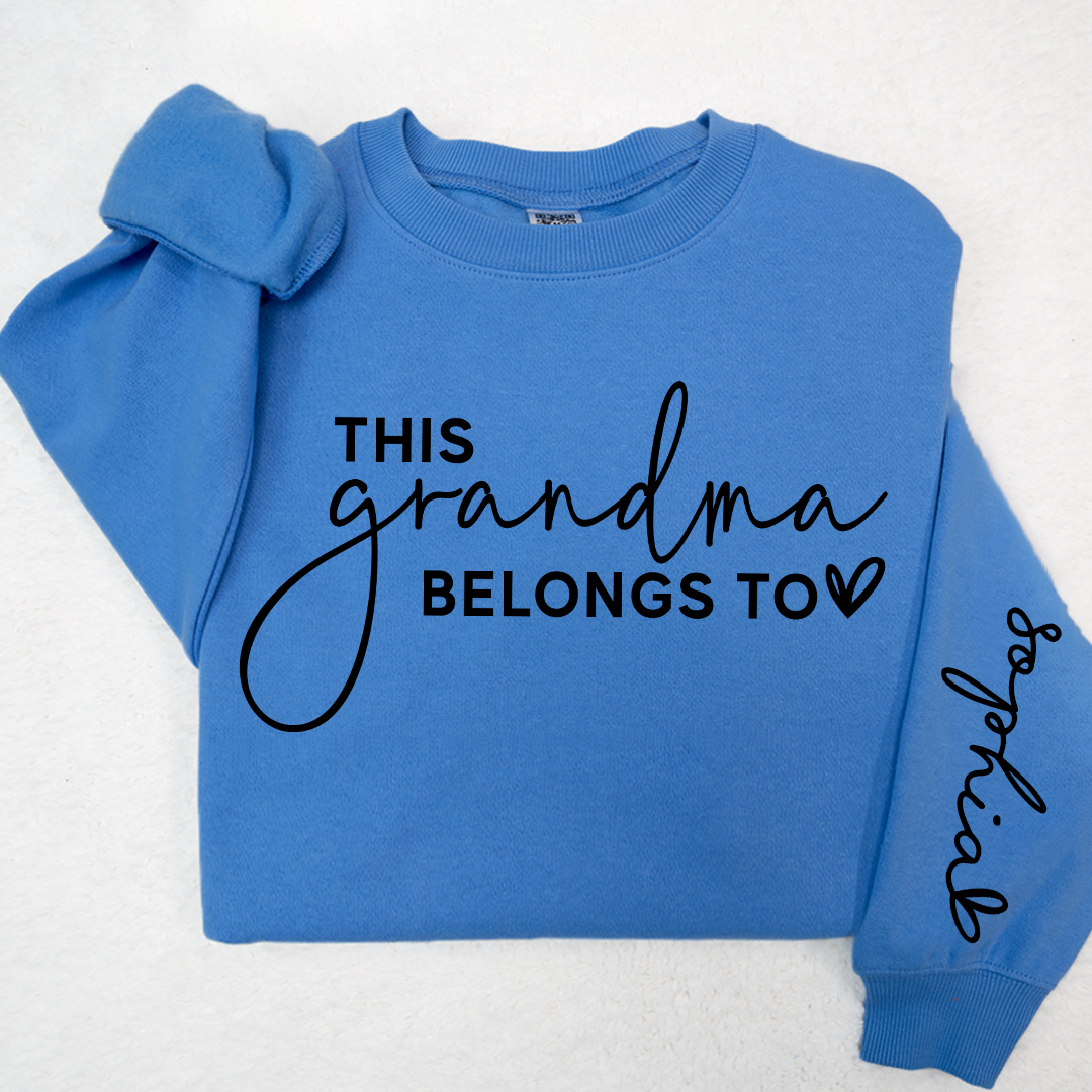 This Grandma Belongs To And Heart Kid PLT01
