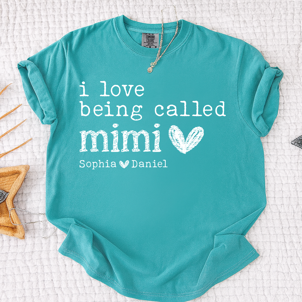 Comfort Colors Personalized Mimi Shirt, I Love Being Called Mimi  T Shirt with Kids Names, Custom Grandma Gift, Ideal for Mother's Day, Birthday