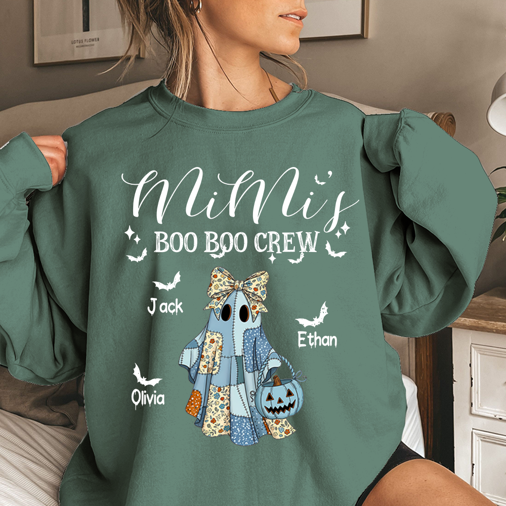 Personalized Halloween Mimi Boo Crew, Gifts for Grandma and Kids