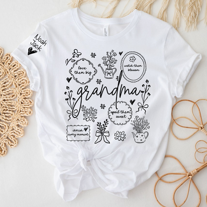 A Classic Floral Print T-shirt For Grandma, The Perfect Mother's Day Gift