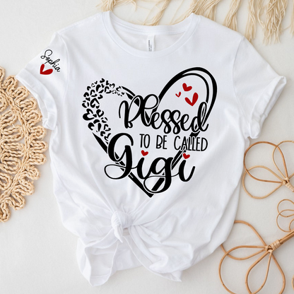 Blessed To Be Call Gigi, Custom Nicknames for Grandma and Kids