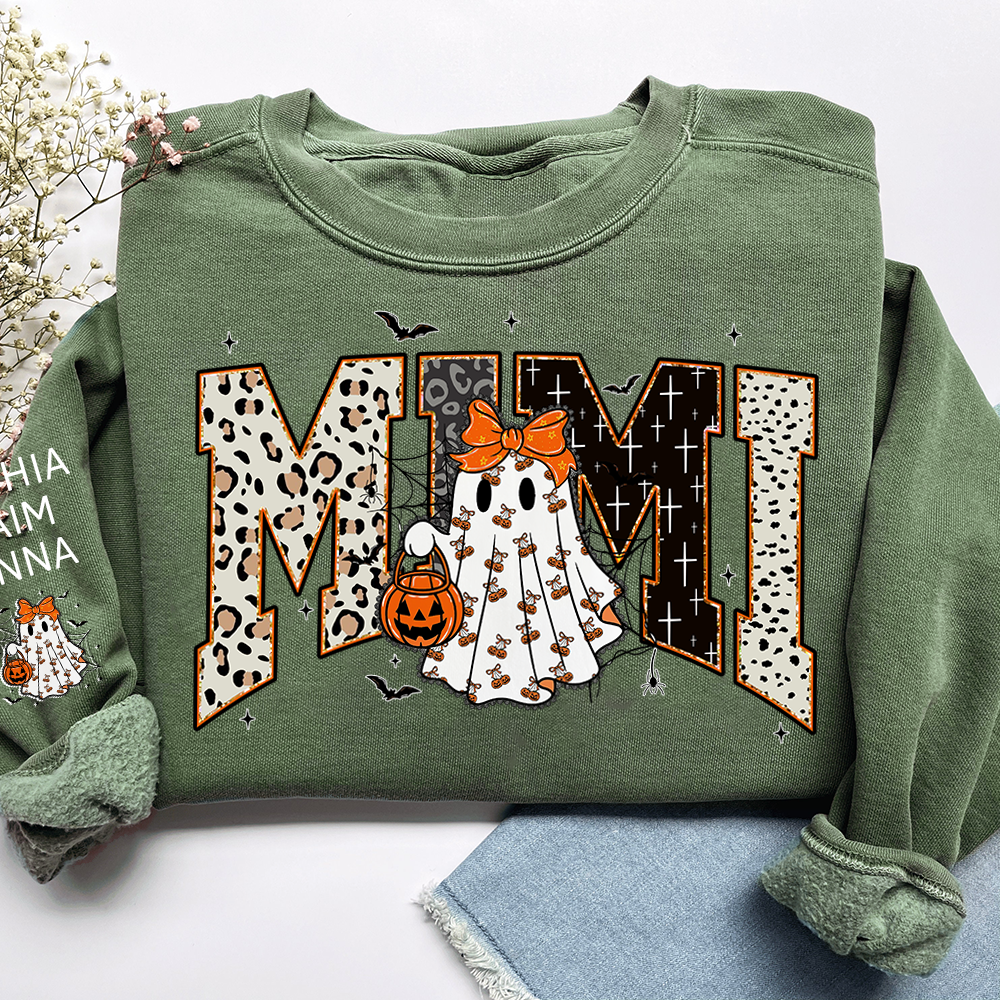 Bible Style Design, Custom Halloween Gift For Mimi And Her Grandchildren