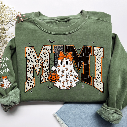 Bible Style Design, Custom Halloween Gift For Mimi And Her Grandchildren