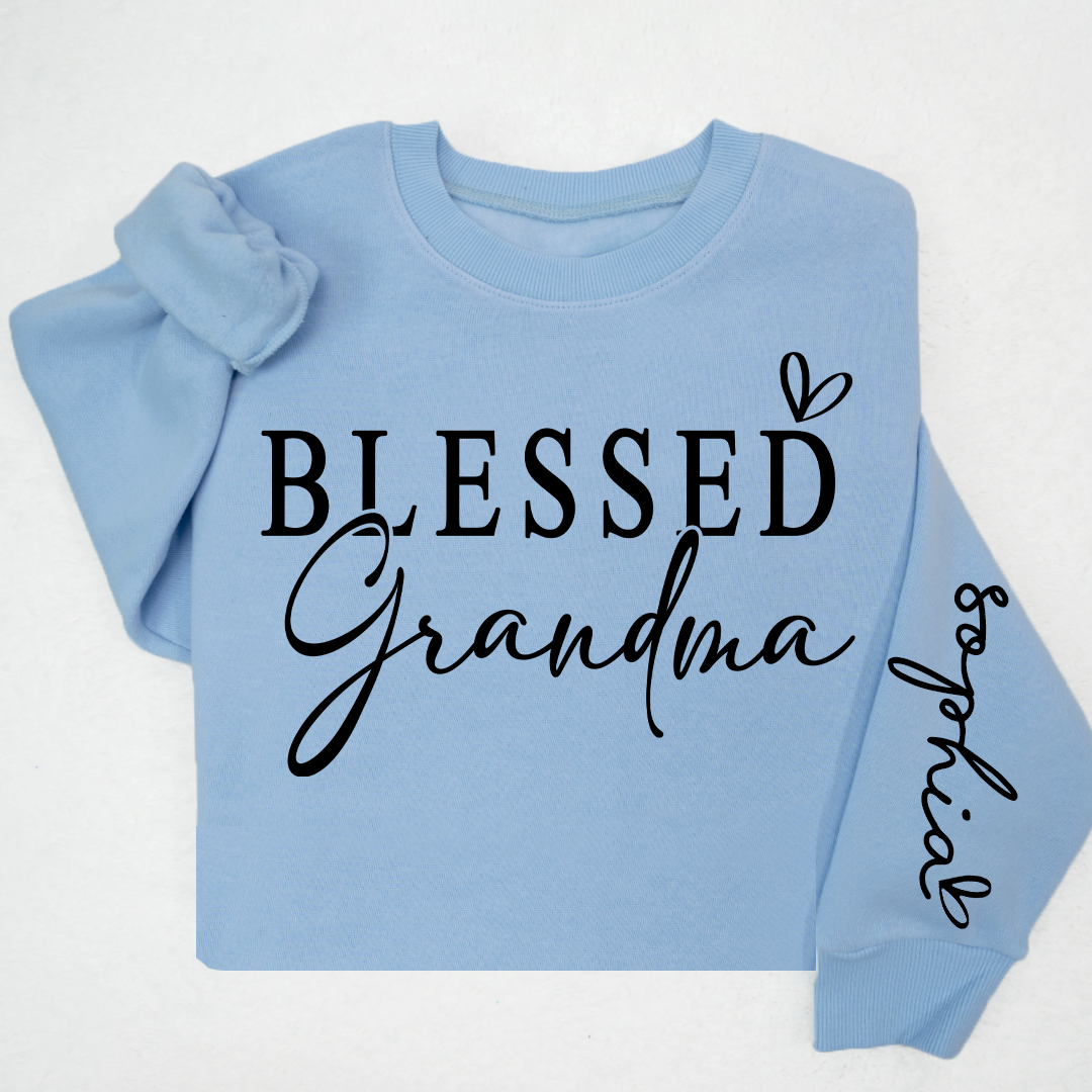 Custom Blessed Grandma And Kids LTP01