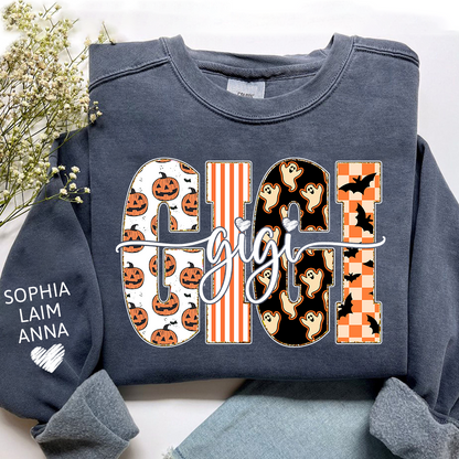 Custom Halloween Gift For Gigi And Her Grandchildren