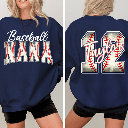 Personalized baseball Nana, Custom Baseball For Give Grandma And Kids