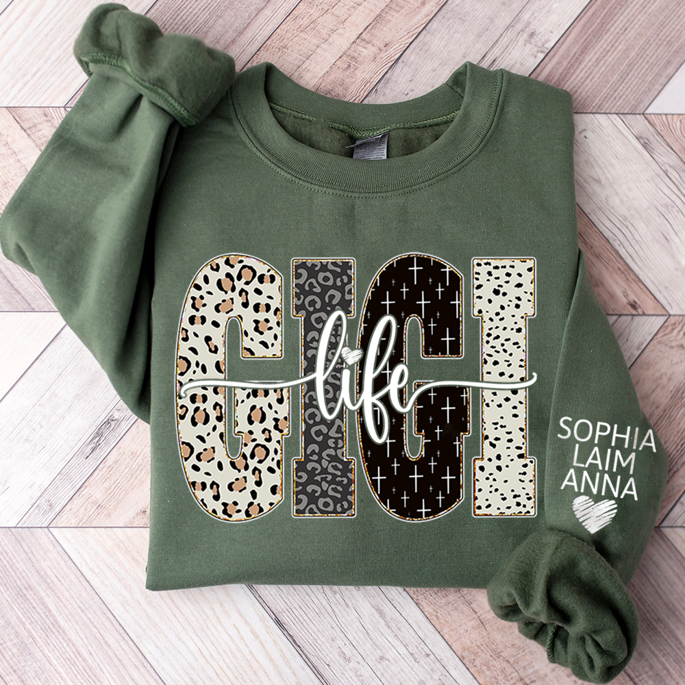 Custom Gigi Life Leopard Bible Style Design, Custom Gift For Gigi And Her Grandchildren