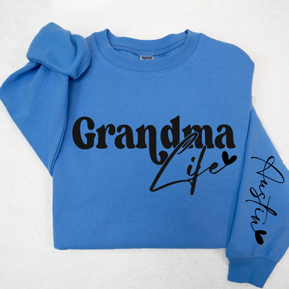 Custom Grandma Life And Heart Kid PLT01