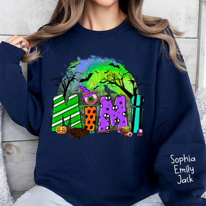 Personalized Halloween Grandma, Trick Or Treat , Custom Mimi And Kids Names